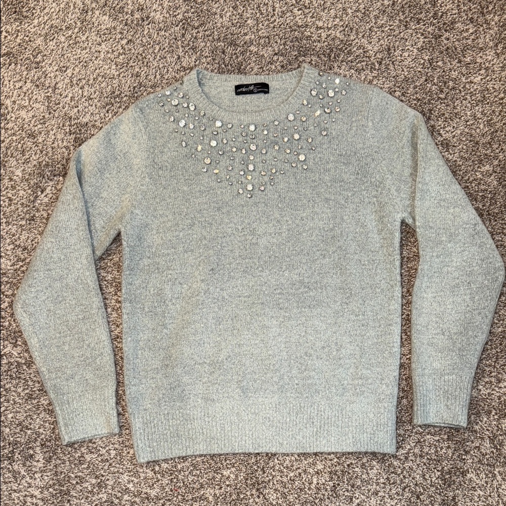 Vici Embellished Sweater Small